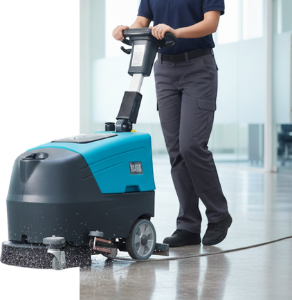 İtilebilir Zemin Temizleme Makinası
